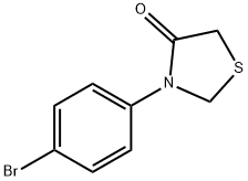 3-(4-BROMOPHENYL)THIAZOLIDIN-4-ONE Struktur