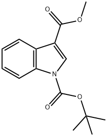 3-甲基-1H-吲哚-1,3-二羧酸-1-叔丁酯, 338760-26-2, 結(jié)構(gòu)式