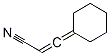 2-Propenenitrile, 3-cyclohexylidene- (9CI) Struktur