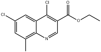 4,6-DICHLORO-8-METHYLQUINOLINE-3-CARBOXYLIC ETHYL ESTER price.