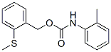 Carbamic acid, (2-methylphenyl)-, [2-(methylthio)phenyl]methyl ester (9CI) Struktur