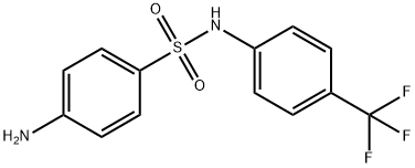 4-AMINO-N-[4-(TRIFLUOROMETHYL)PHENYL!BENZENESULFONAMIDE, TECH Structure