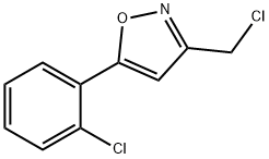 3-(CHLOROMETHYL)-5-(2-CHLOROPHENYL)ISOXAZOLE Struktur