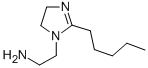 4,5-dihydro-2-pentyl-1H-imidazole-1-ethylamine Struktur