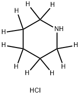 PIPERIDINE-D10 HCL Struktur