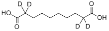 1,10-DECANEDIOIC-2,2,9,9-D4 ACID Structure