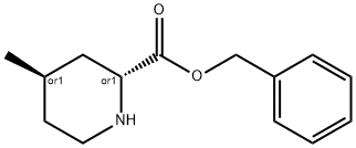 BENZYL (+/-)-TRANS-4-METHYL-PIPERIDINE-2-CARBOXYLATE Struktur