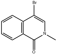 4-bromo-2-methyl-isoquinolin-1-one Struktur