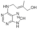 ZEATIN-8-14C Struktur