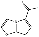 Ethanone, 1-(7,7a-dihydropyrrolo[2,1-b]oxazol-5-yl)- (9CI) Struktur