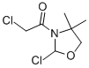 Oxazolidine, 2-chloro-3-(chloroacetyl)-4,4-dimethyl- (9CI) Struktur