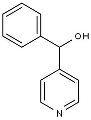 Phenyl(4-pyridyl)methanol Struktur