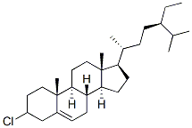 3-chlorostigmast-5-ene Struktur