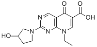 beta-hydroxypiromidic acid Struktur