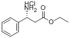 (R)-3-Amino-3-phenylpropanoic acid ethyl ester hydrochloride Struktur