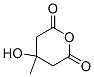 3-hydroxy-3-methylglutaric anhydride Struktur