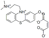 10-[3-(dimethylammonio)propyl]-2-methoxy-10H-phenothiazinium maleate Struktur