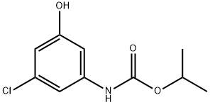 3-Chloro-5-hydroxycarbanilic acid isopropyl ester Struktur