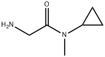 Acetamide, 2-amino-N-cyclopropyl-N-methyl- (9CI) Struktur