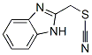 Thiocyanic acid, 1H-benzimidazol-2-ylmethyl ester (9CI) Struktur