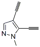 1H-Pyrazole, 4,5-diethynyl-1-methyl- (9CI) Struktur