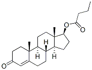 17beta-hydroxyandrost-4-ene-3-one butyrate  Struktur