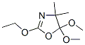 Oxazole, 2-ethoxy-4,5-dihydro-5,5-dimethoxy-4,4-dimethyl- (9CI) Struktur