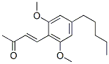 4-(2,6-Dimethoxy-4-pentylphenyl)-3-buten-2-one Struktur