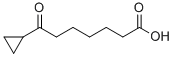 7-CYCLOPROPYL-7-OXOHEPTANOIC ACID Struktur