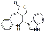 3,3a,4,5-Tetrahydro-4-(1H-indol-3-yl)-1H-furo[3,4-c][1]benzazepin-1-one Struktur