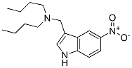 N,N-Dibutyl-5-nitro-1H-indole-3-methanamine Struktur