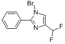 1-BROMODIFLUOROMETHYL-2-PHENYL-IMIDAZOLE Struktur