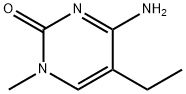 4-Amino-5-ethyl-1-methyl-2(1H)-pyrimidinone Struktur