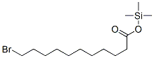 11-Bromoundecanoic acid trimethylsilyl ester Struktur