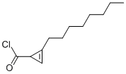 2-Cyclopropene-1-carbonyl chloride, 2-octyl- (9CI) Struktur