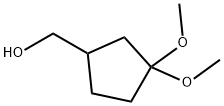 Cyclopentanemethanol, 3,3-dimethoxy- (9CI) Struktur