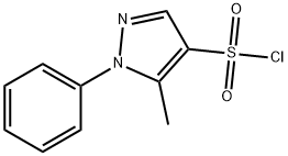 5-METHYL-1-PHENYL-1H-PYRAZOLE-4-SULFONYL CHLORIDE Struktur