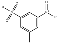 3-Methyl-5-nitrophenylsulfonyl chloride Struktur