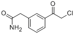 Benzeneacetamide, 3-(chloroacetyl)- (9CI) Struktur