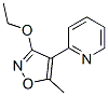 Pyridine, 2-(3-ethoxy-5-methyl-4-isoxazolyl)- (9CI) Struktur