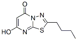 5H-1,3,4-Thiadiazolo[3,2-a]pyrimidin-5-one, 2-butyl-7-hydroxy- (9CI) Struktur