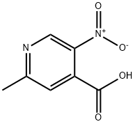 2-Methyl-5-nitroisonicotinic acid Struktur