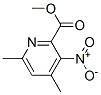 2-Pyridinecarboxylicacid,4,6-dimethyl-3-nitro-,methylester(9CI) Struktur