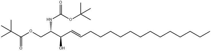 N-BOC-1-PIVALOYL-D-ERYTHRO-SPHINGOSINE, 342649-71-2, 結(jié)構(gòu)式