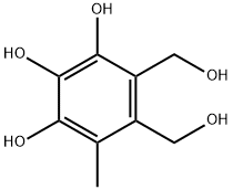 1,2,3-Benzenetriol, 4,5-bis(hydroxymethyl)-6-methyl- (9CI) Struktur