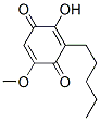 2-Hydroxy-5-methoxy-3-pentyl-p-benzoquinone Struktur