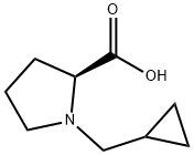 1-CYCLOPROPYLMETHYL-PYRROLIDINE-2-CARBOXYLIC ACID HYDROCHLORIDE Struktur