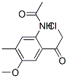 Acetamide,  N-[2-(chloroacetyl)-4-methoxy-5-methylphenyl]-  (9CI) Struktur