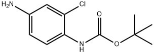 TERT-BUTYL 4-AMINO-2-CHLOROPHENYLCARBAMATE Struktur