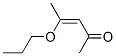 3-Penten-2-one, 4-propoxy-, (3Z)- (9CI) Struktur